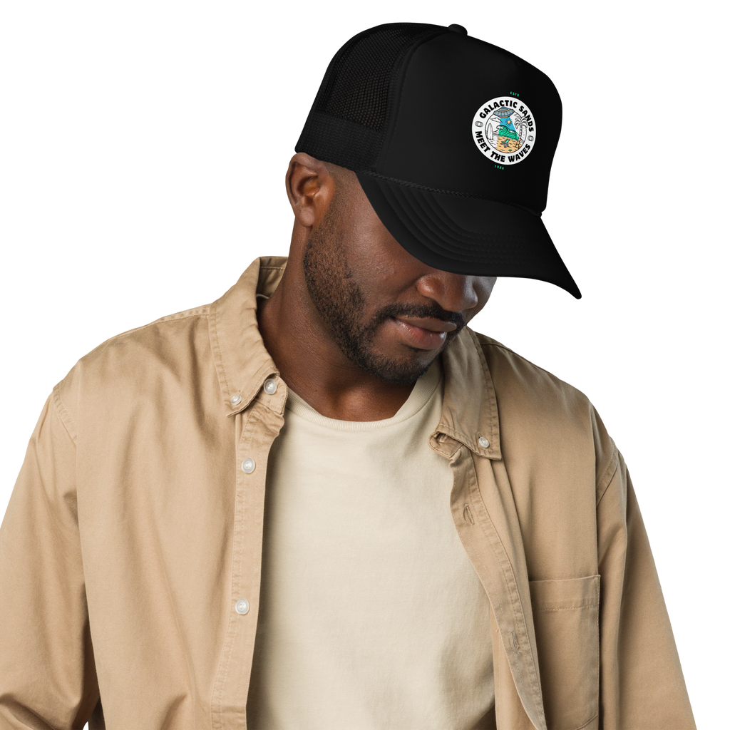 Galactic Sands Trucker Hat - Retro Style for Trendy Adventures