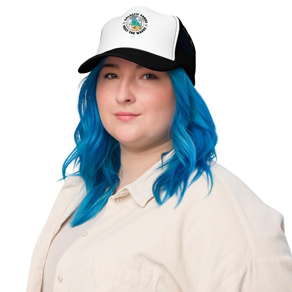 Galactic Sands Trucker Hat - Retro Style for Trendy Adventures