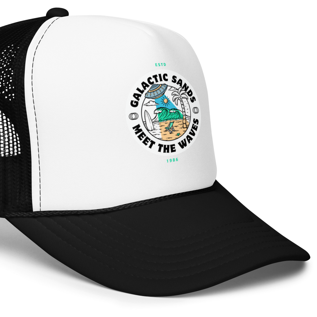 Galactic Sands Trucker Hat - Retro Style for Trendy Adventures