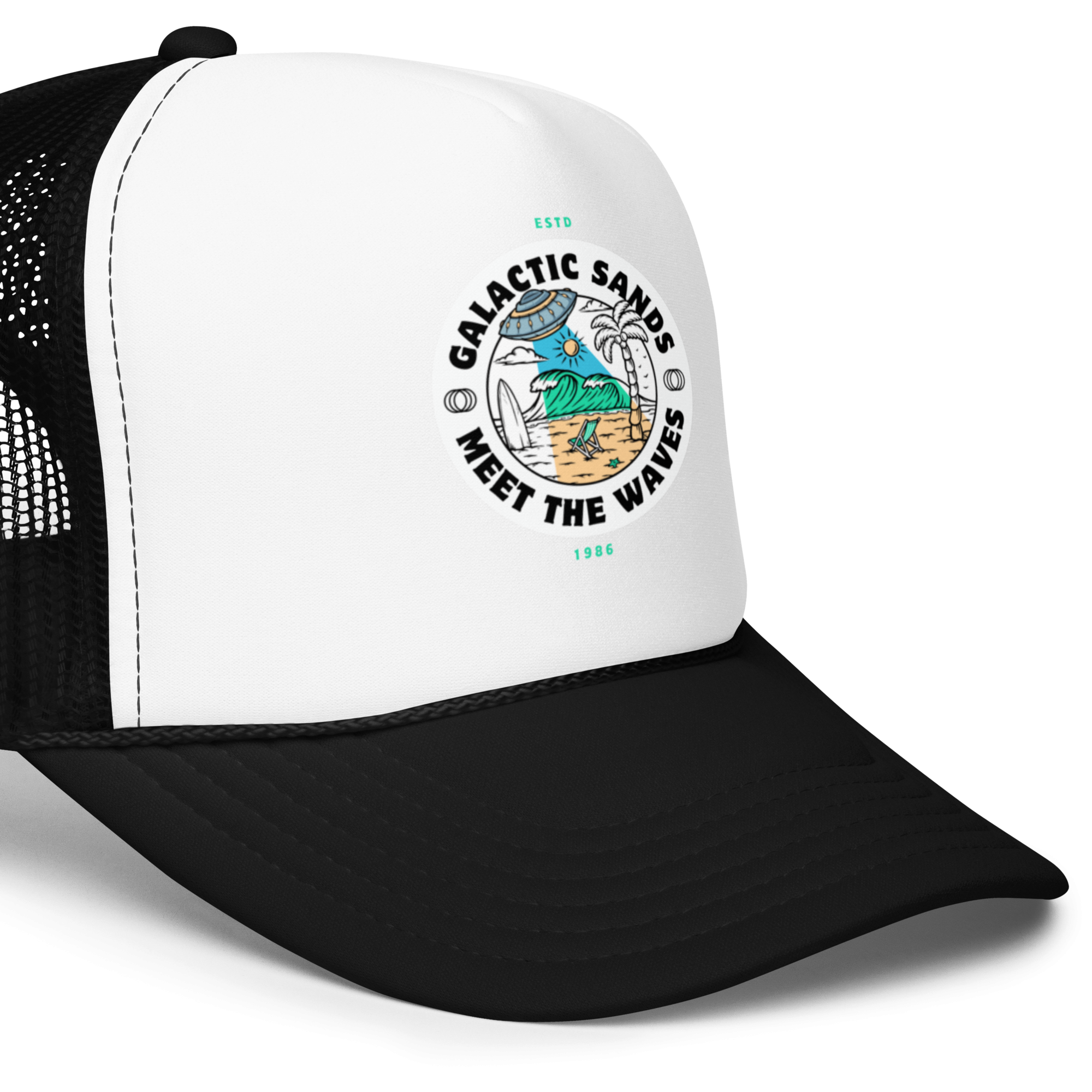 Galactic Sands Trucker Hat - Retro Style for Trendy Adventures