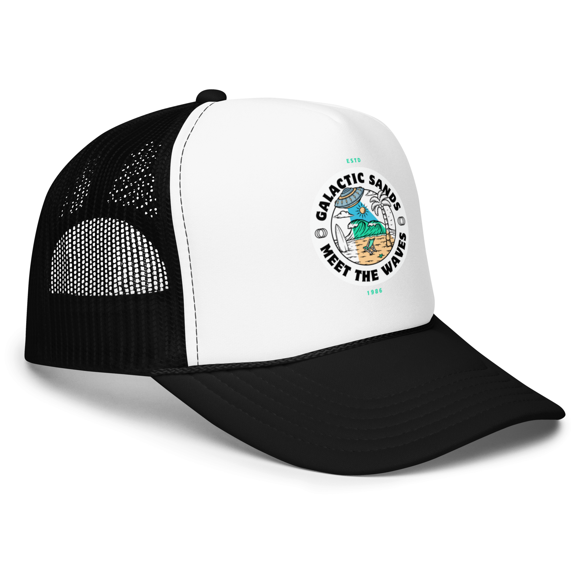 Galactic Sands Trucker Hat - Retro Style for Trendy Adventures