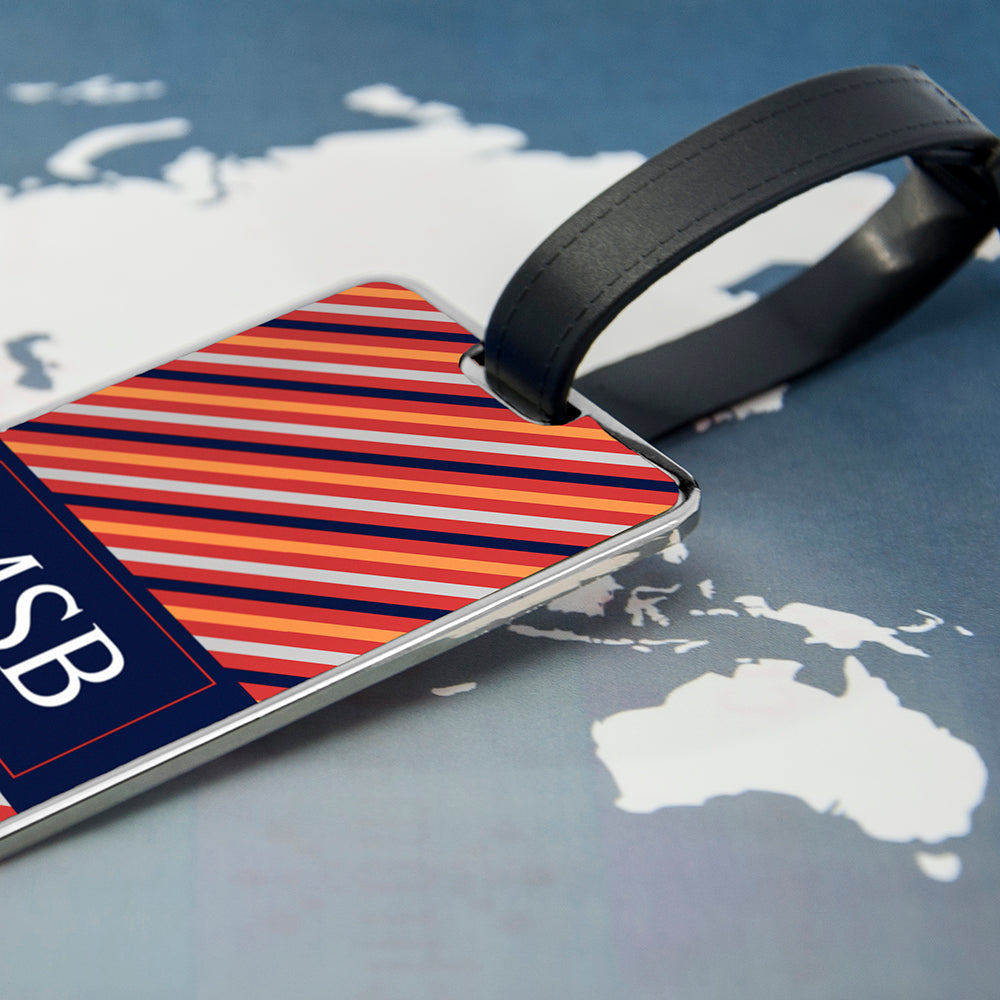 Personalised Gentlemen's Uniformed Monogrammed Luggage Tag