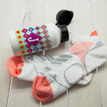 Personalised Girls Funky Diamond Pattern Personalised Water Bottle