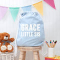 Personalised Girl's Personalised Sister Gym Bag