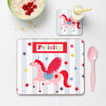 Personalised Personalised Girl's Unicorn Placemat Set