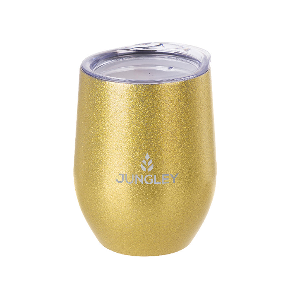 Personalised Glitter Stemless Wine Tumbler