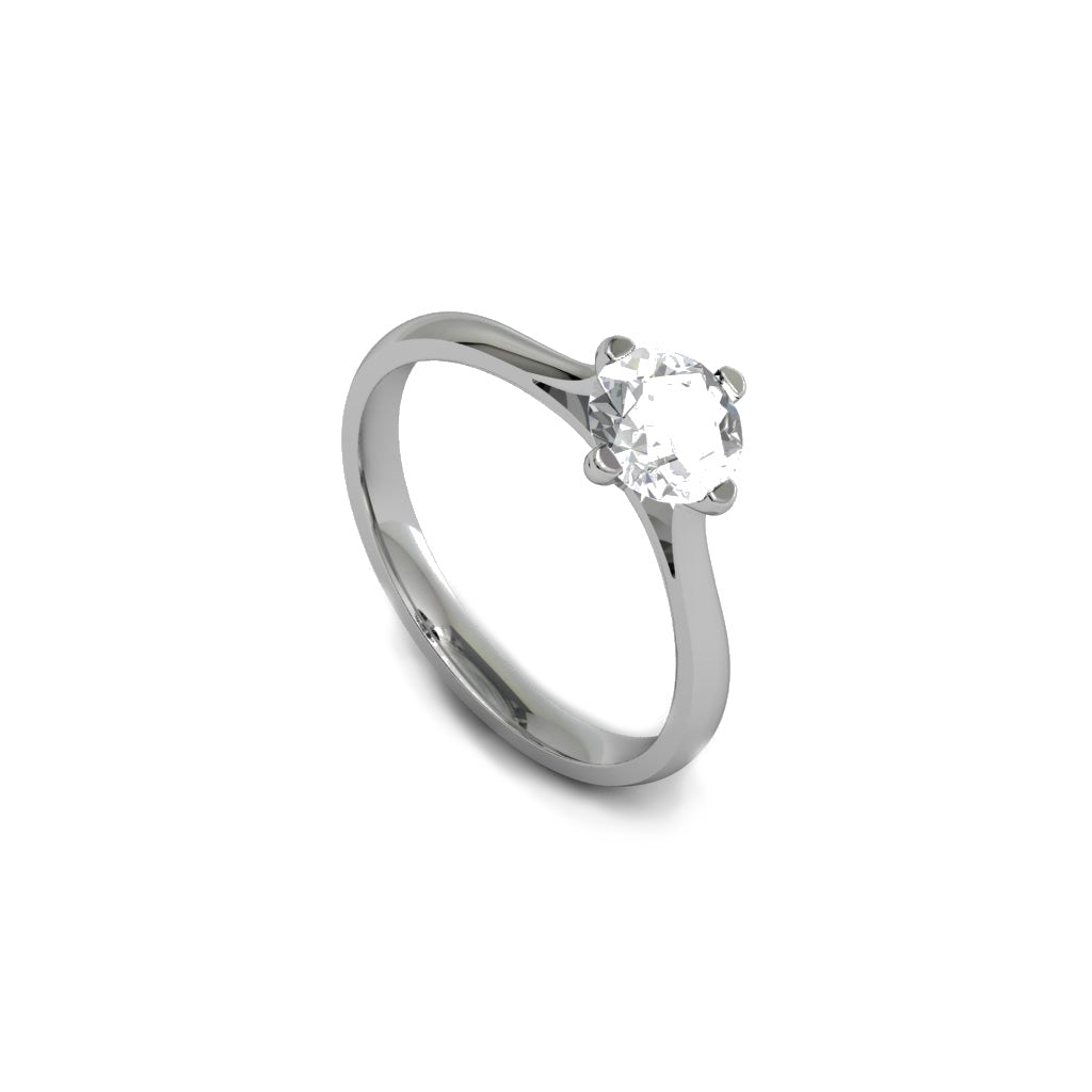Gold & Platinum Diamond Ring - 0.25ct To 1ct
