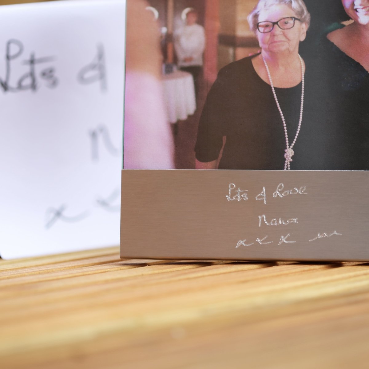 Handwriting Engraving Photo Frame