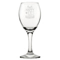 Happy 18th Birthday Present - Engraved Novelty Wine Glass