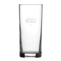 Happy 21st Birthday Balloon Design - Engraved Novelty Hiball Glass