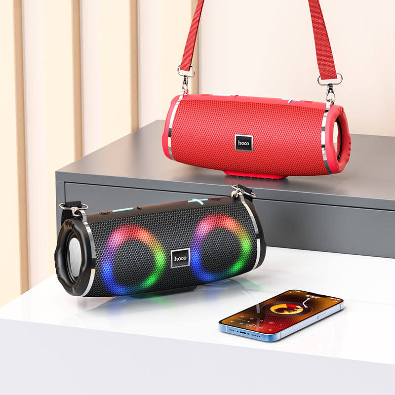 HOCO HC12 Bluetooth Speaker with Colorful Lights