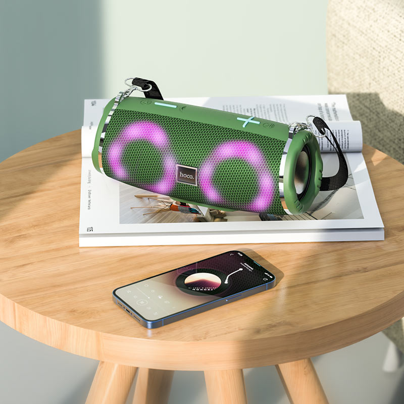 HOCO HC12 Bluetooth Speaker with Colorful Lights
