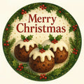 Christmas Edible Cake Topper Set | Personalised Festive Cake Decoration | Wafer or Icing | Big Sals