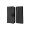 iPhone X / XS / XR / XS Max Book Flip Case Leather Wallet