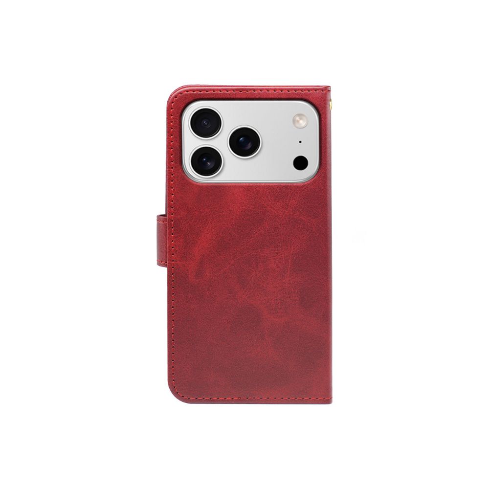 iPhone 17 Series Book Flip Case Leather Wallet