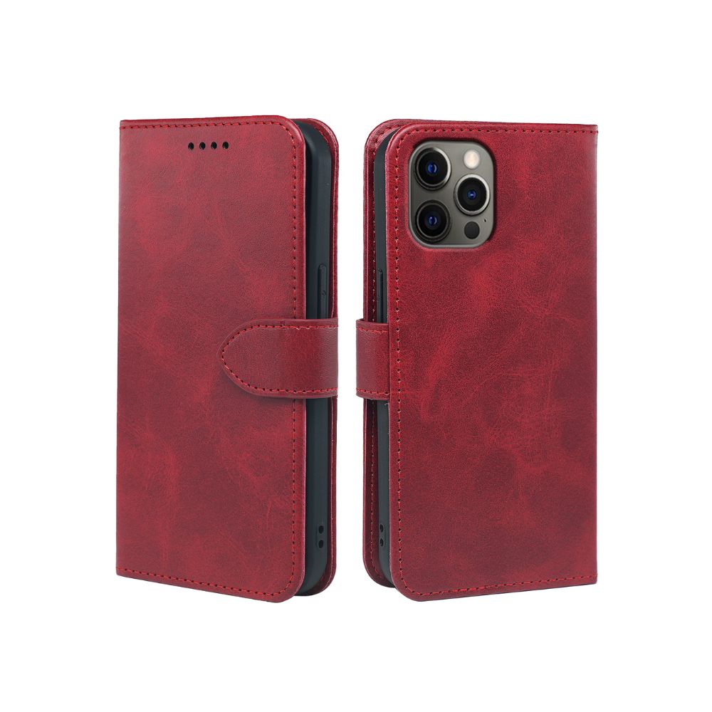 iPhone 12 Series Book Flip Leather Wallet Case with Card Holder
