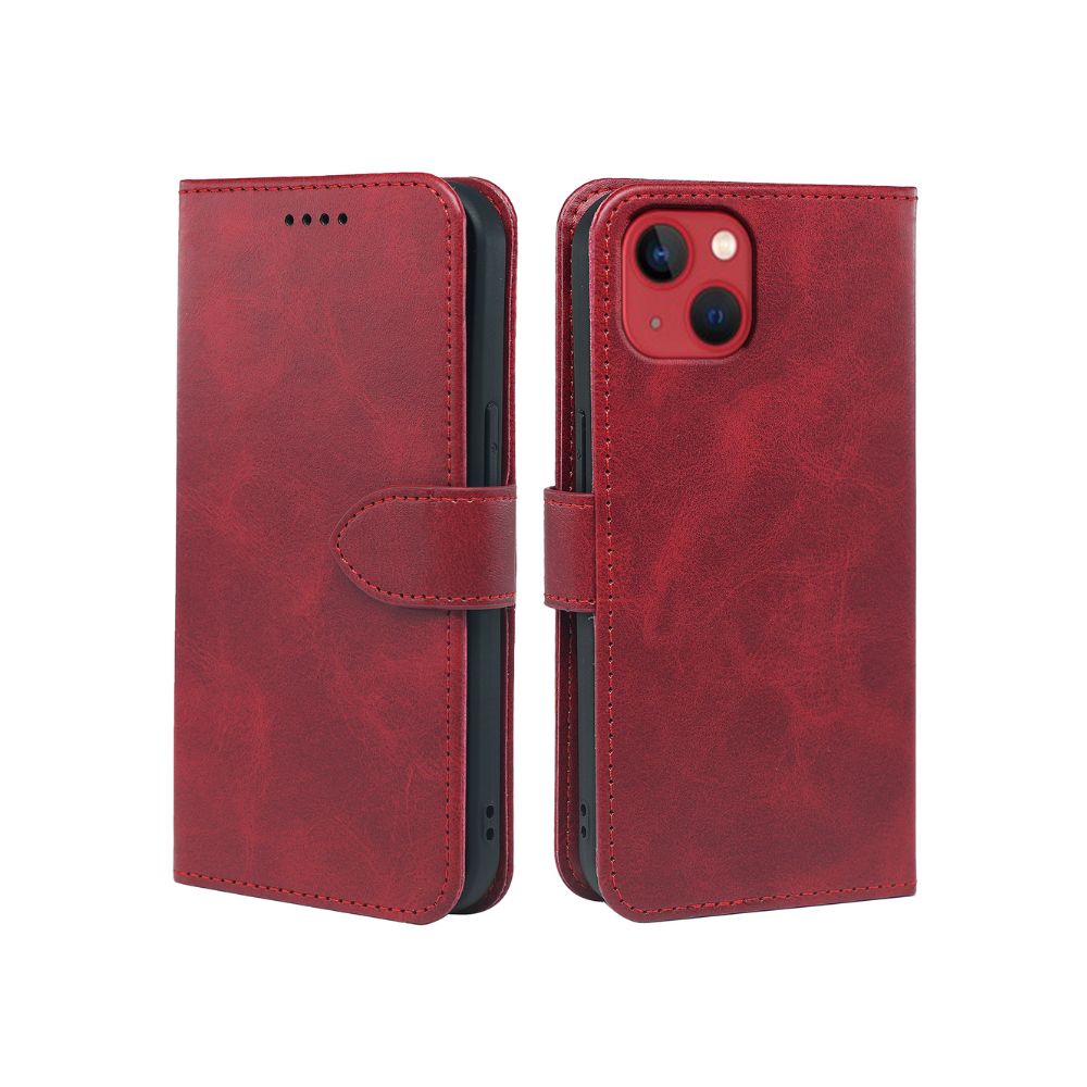 iPhone 15 Series Book Flip Case Leather Wallet