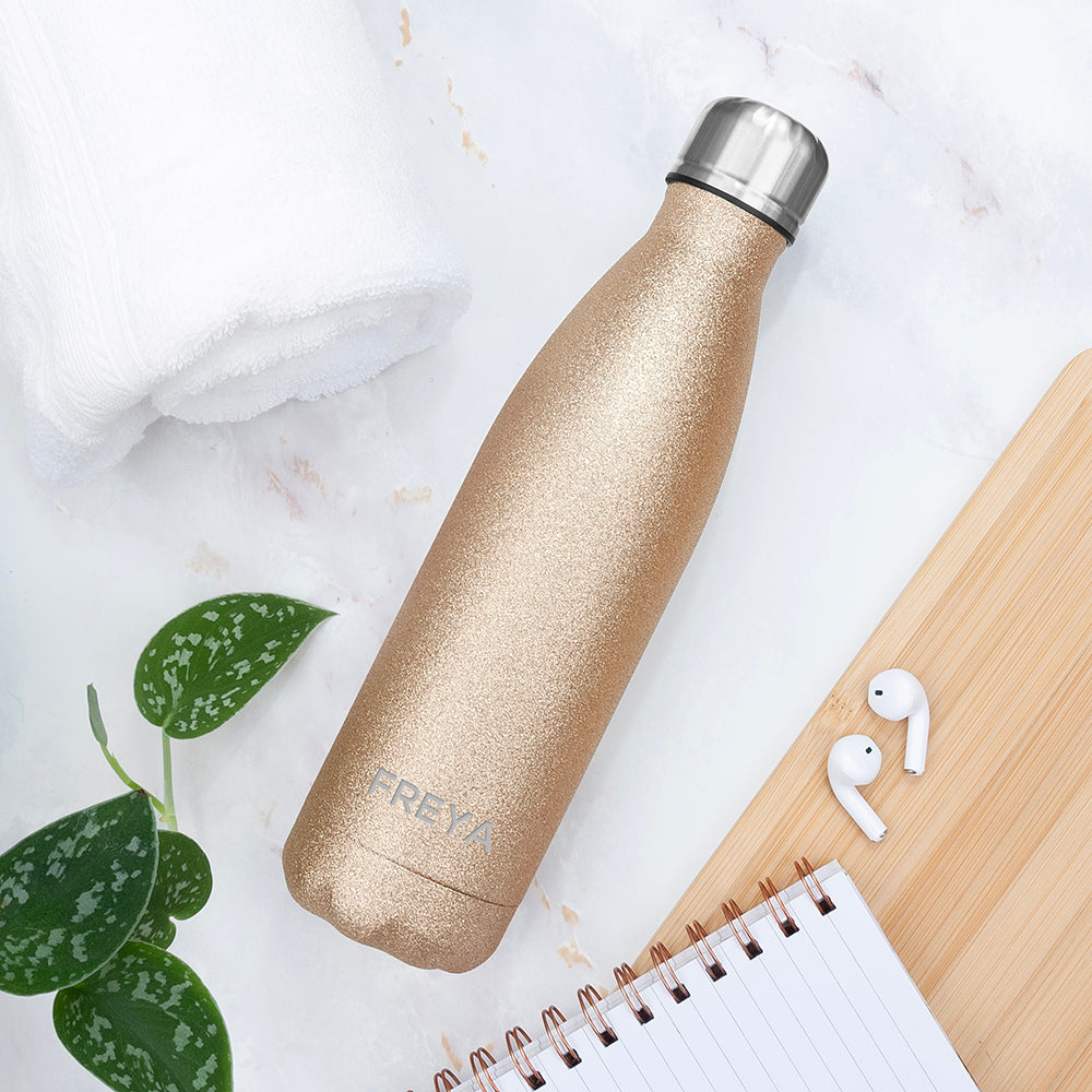 Personalised Glitter Water Bottle