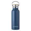 Personalised Personalised Insulated Bottle 17oz Bamboo Lid - Small Personalisation