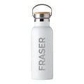 Personalised Personalised Insulated Bottle 17oz Bamboo Lid - Side Personalisation