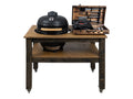 BBQ Space Outdoor Kitchen Islands, for Kamado Egg (Mini Max) Ceramic smoker (1.2m Length, with wheels)