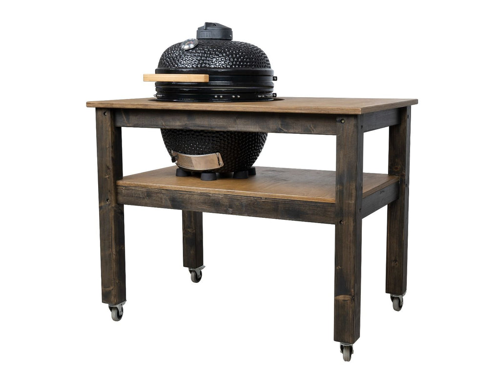 BBQ Space Outdoor Kitchen Islands, for Kamado Joe (Junior) Ceramic smoker (1.2m Length, with wheels)
