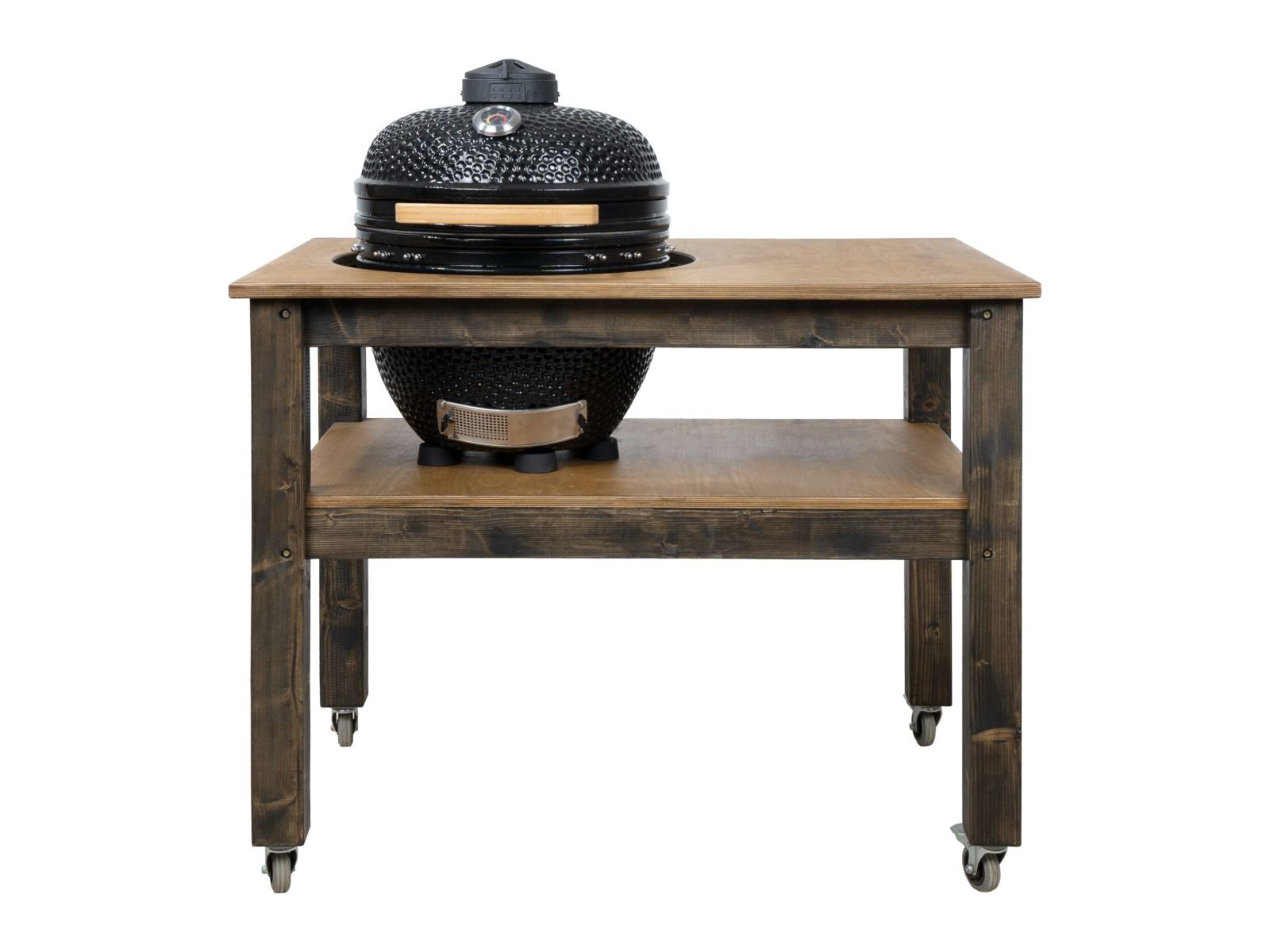 BBQ Space Outdoor Kitchen Islands, for Kamado Bono Media Ceramic smoker (1.2m Length, with wheels)