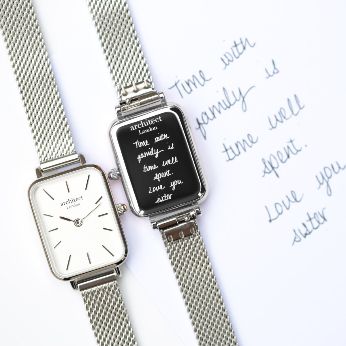 Ladies Archiect Lille - Cloud Silver - Handwriting Engraving