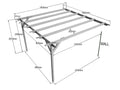 Wall Mounted Wooden Pergola Kit - Dinasty Design