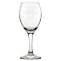 Leave Me Alone I'm Only Talking To My Cat Today - Engraved Novelty Wine Glass
