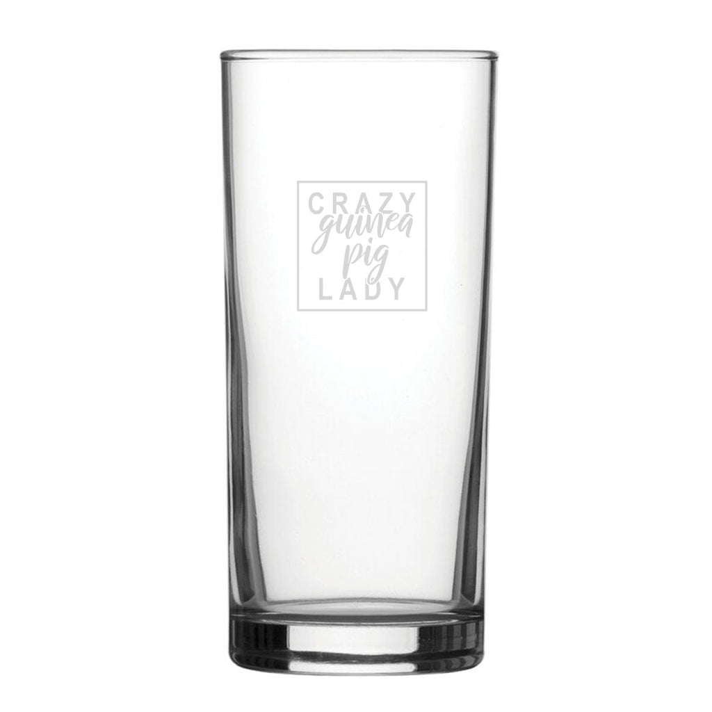 Leave Me Alone I'm Only Talking To My Guinea Pig Today - Engraved Novelty Hiball Glass