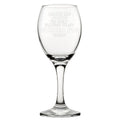 Leave Me Alone I'm Only Talking To My Guinea Pig Today - Engraved Novelty Wine Glass