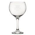 Leave Me Alone I'm Only Talking To My Rabbit Today - Engraved Novelty Gin Balloon Cocktail Glass