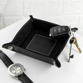 Personalised Luxury Black Personalised Valet Tray