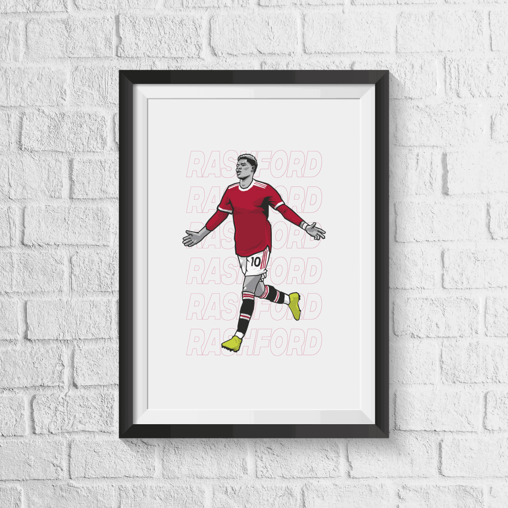 Marcus Rashford Manchester United Print