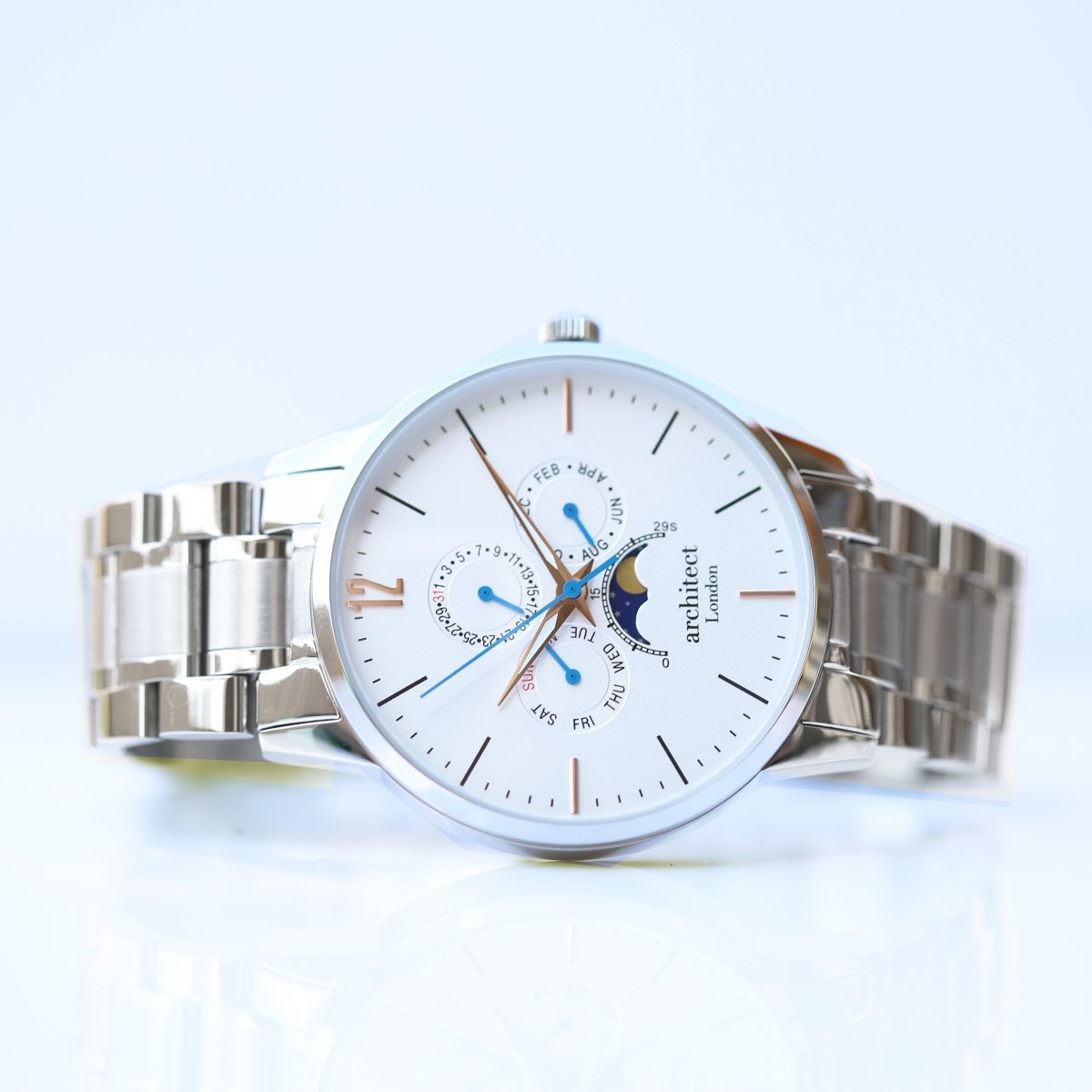 Men's Architect Apollo White - Modern Font Engraving