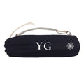 Personalised Monogrammed Organic Yoga Mat Drawstring Bag