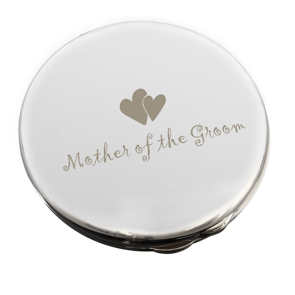 Mother Of Groom Round Compact Mirror