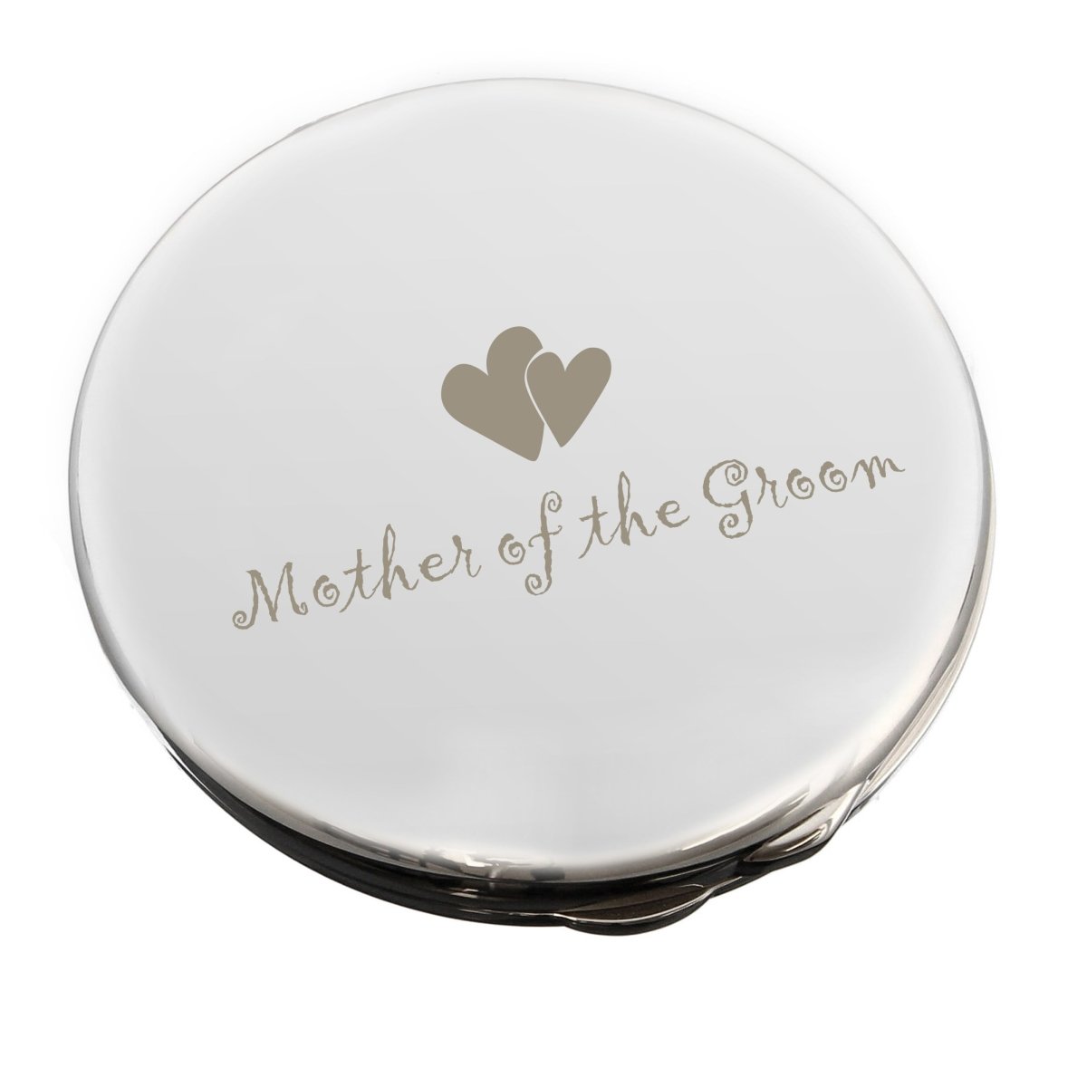 Mother Of Groom Round Compact Mirror
