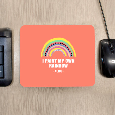 Personalised My Own Rainbow Mouse Pad