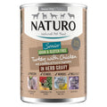 Naturo Senior Grain & Gluten Free Turkey with Chicken in Herb Gravy Tins 12 x 390g