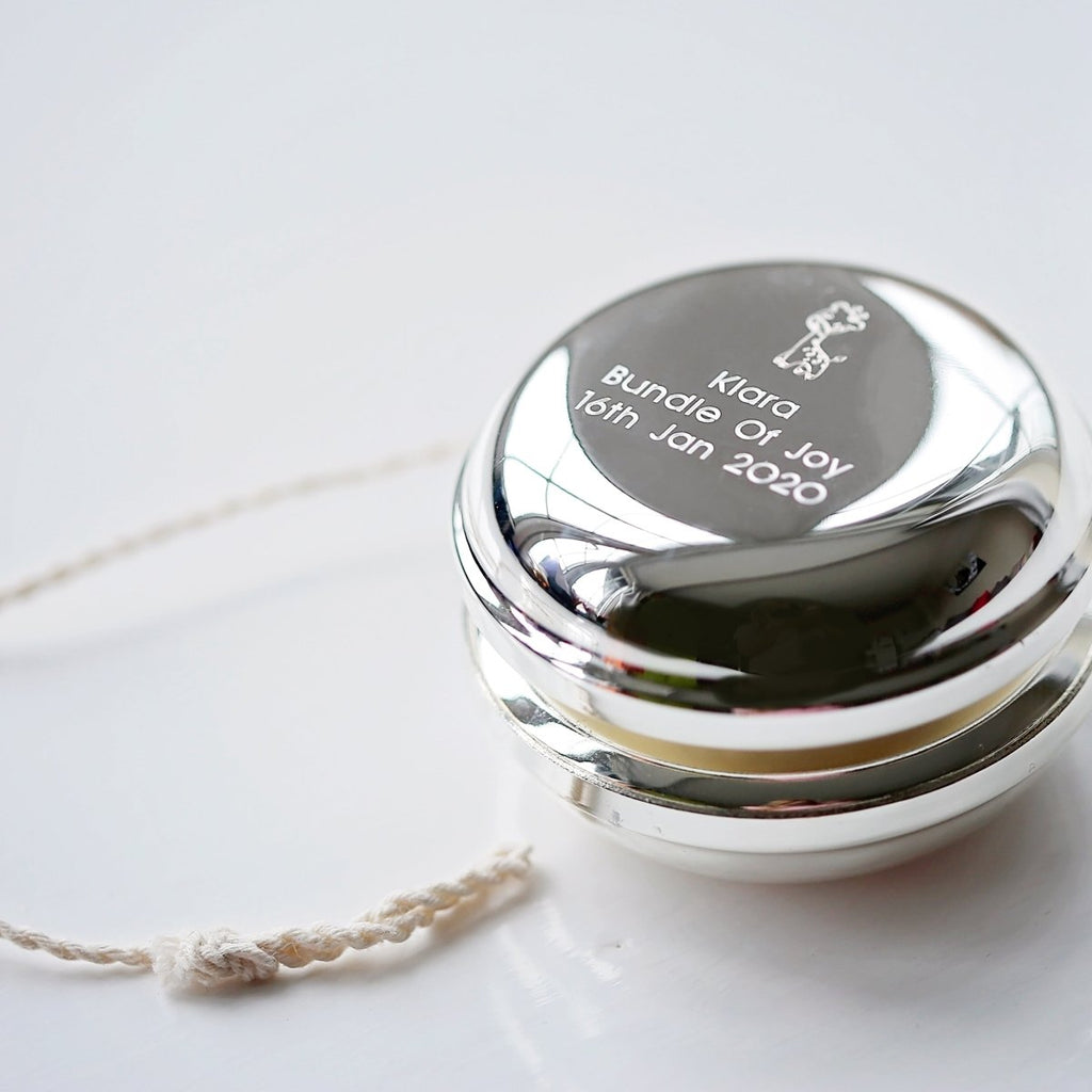 Nickel Plated Engraved Yoyo