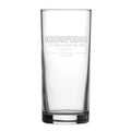 Noginophobia - Engraved Novelty Hiball Glass