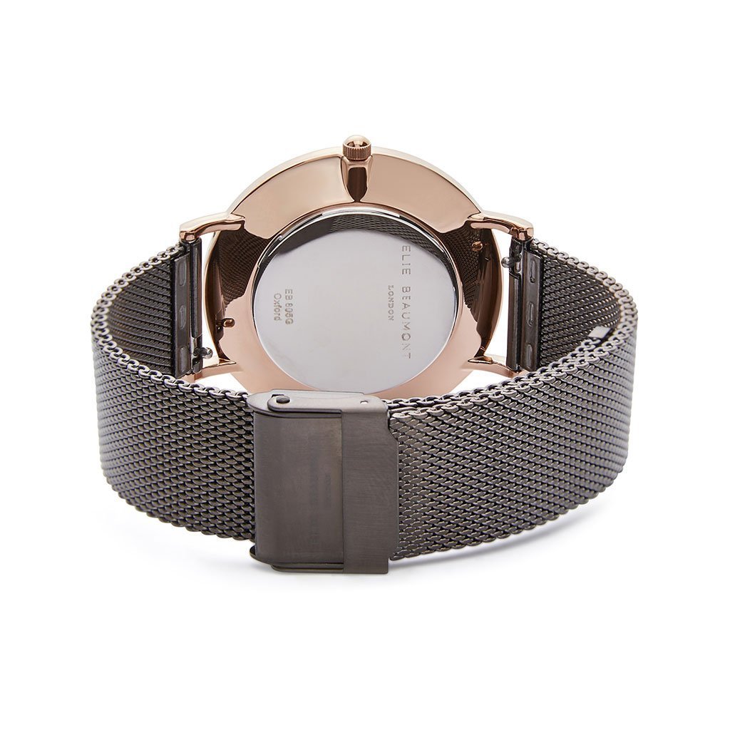 Own Handwriting Elie Beaumont Dark Grey Ladies Watch