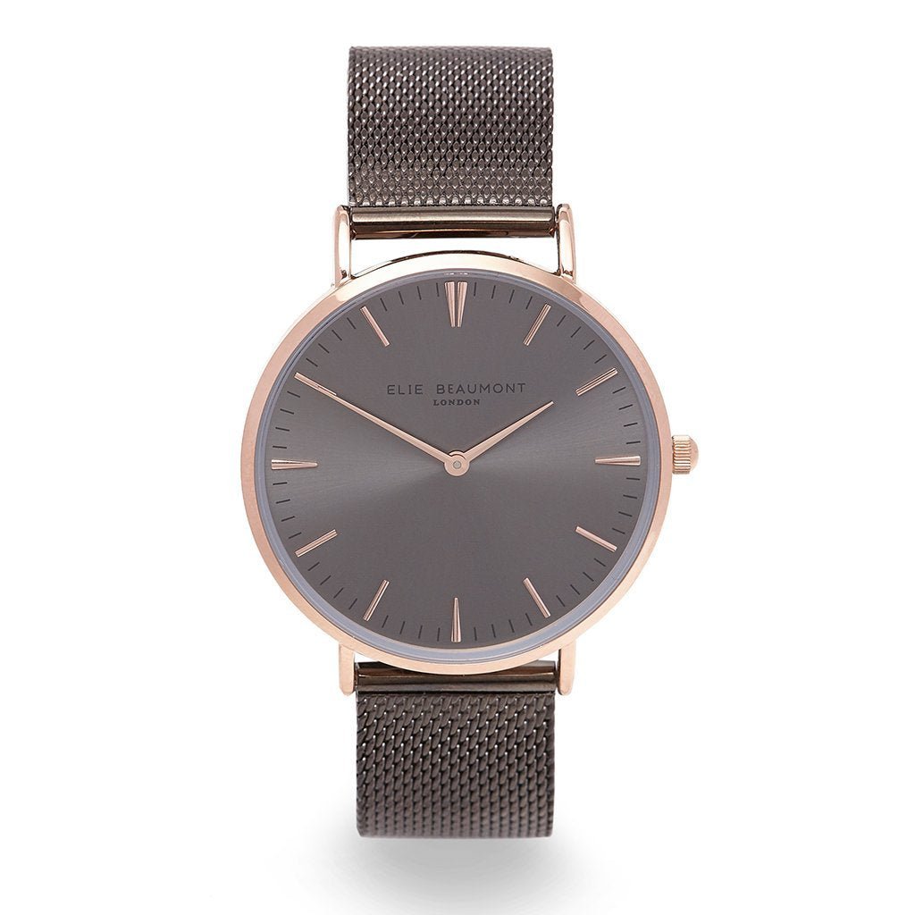 Own Handwriting Elie Beaumont Dark Grey Ladies Watch