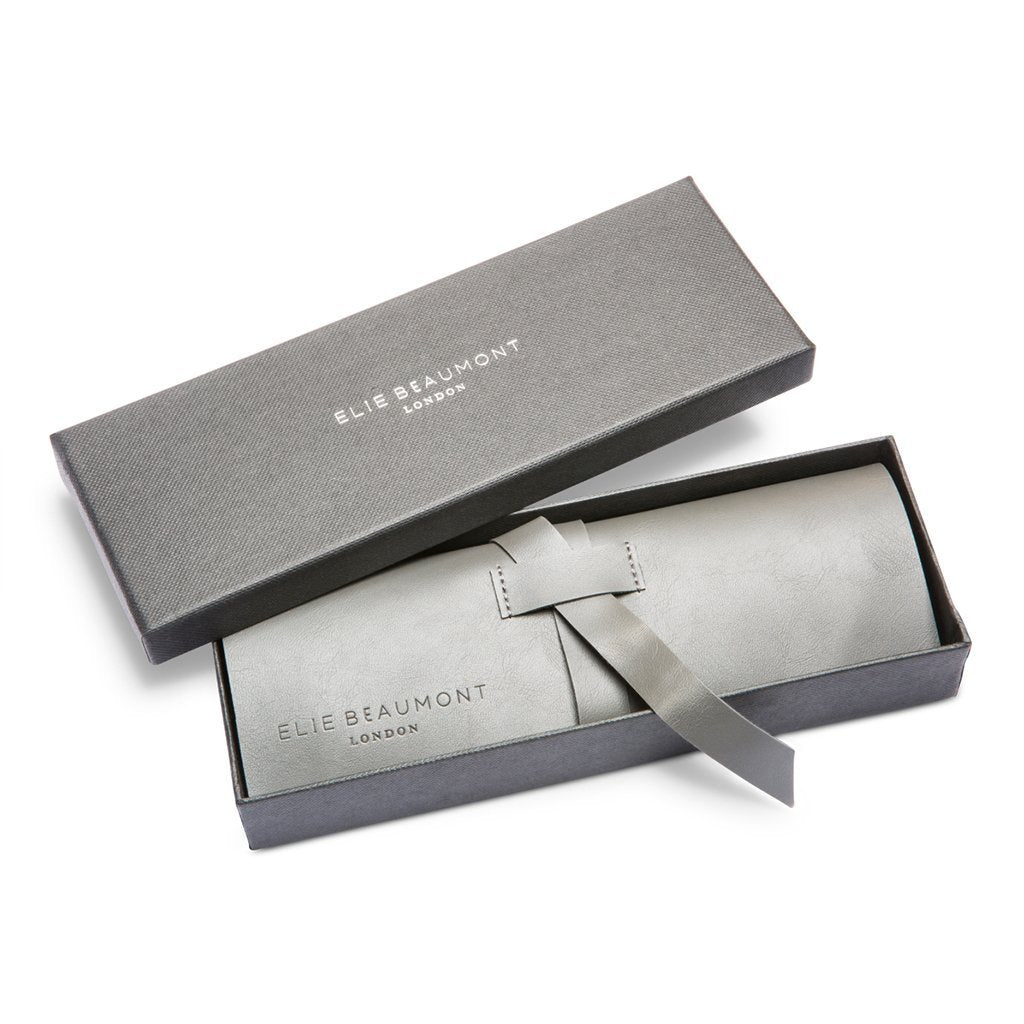 Own Handwriting Elie Beaumont Of London Mesh Strap White Dial Ladies Watch