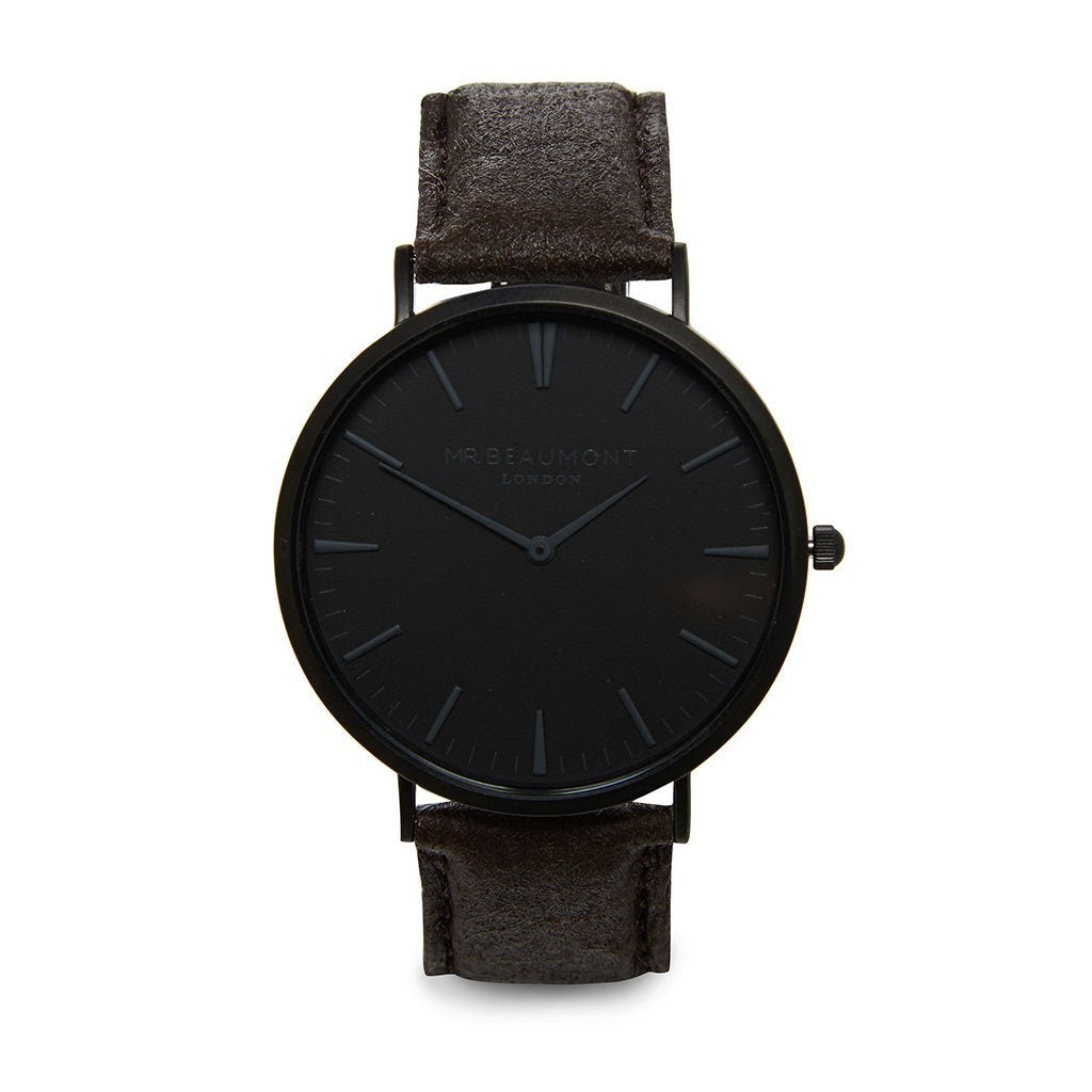 Own Handwriting Mr Beaumont Vegan Watch Black Face