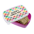 Personalised Patchwork Elephants Lunch Box