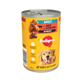 Pedigree Tins Beef Chunks in Gravy 12 x 400g