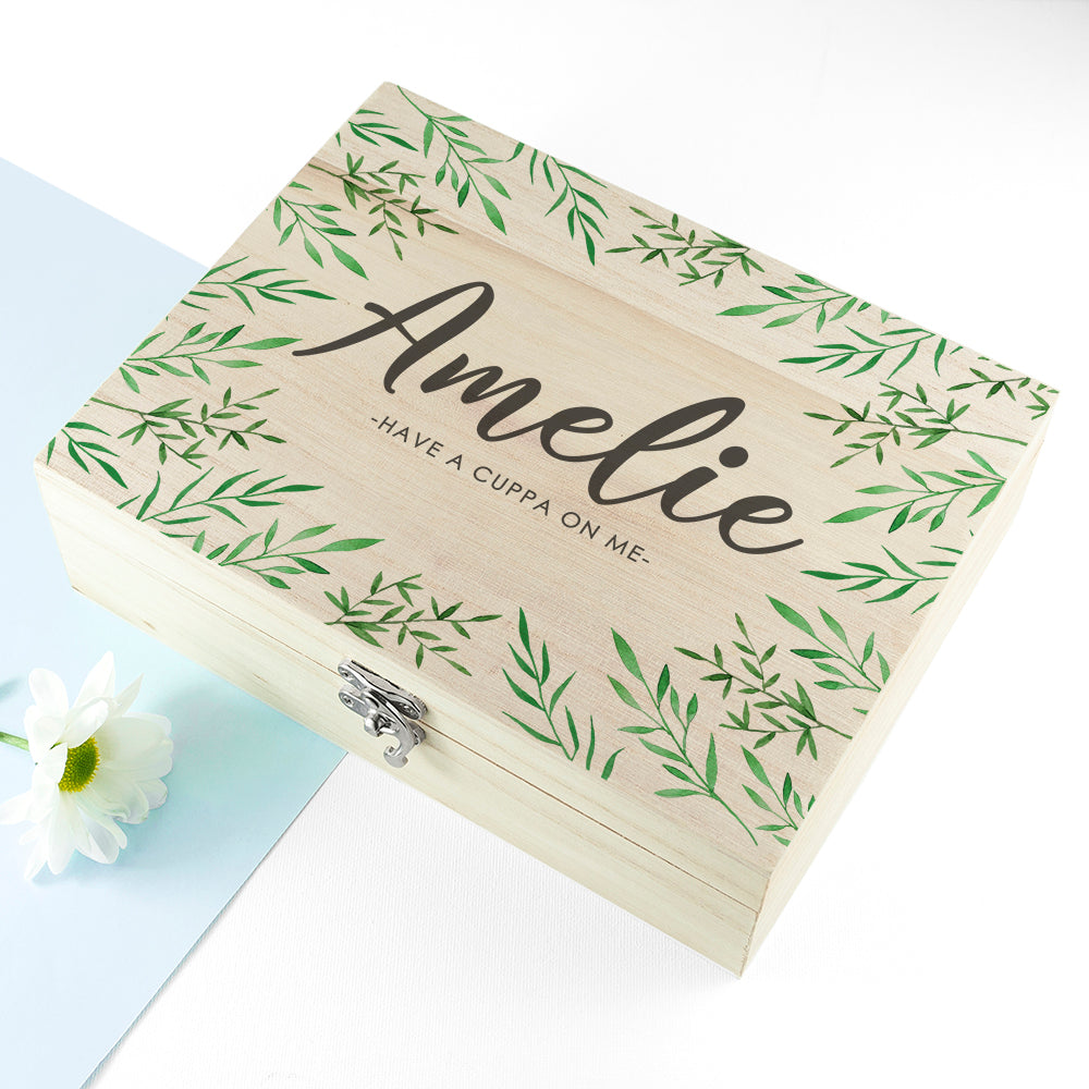 Personalised Positivi-tea Tea Box